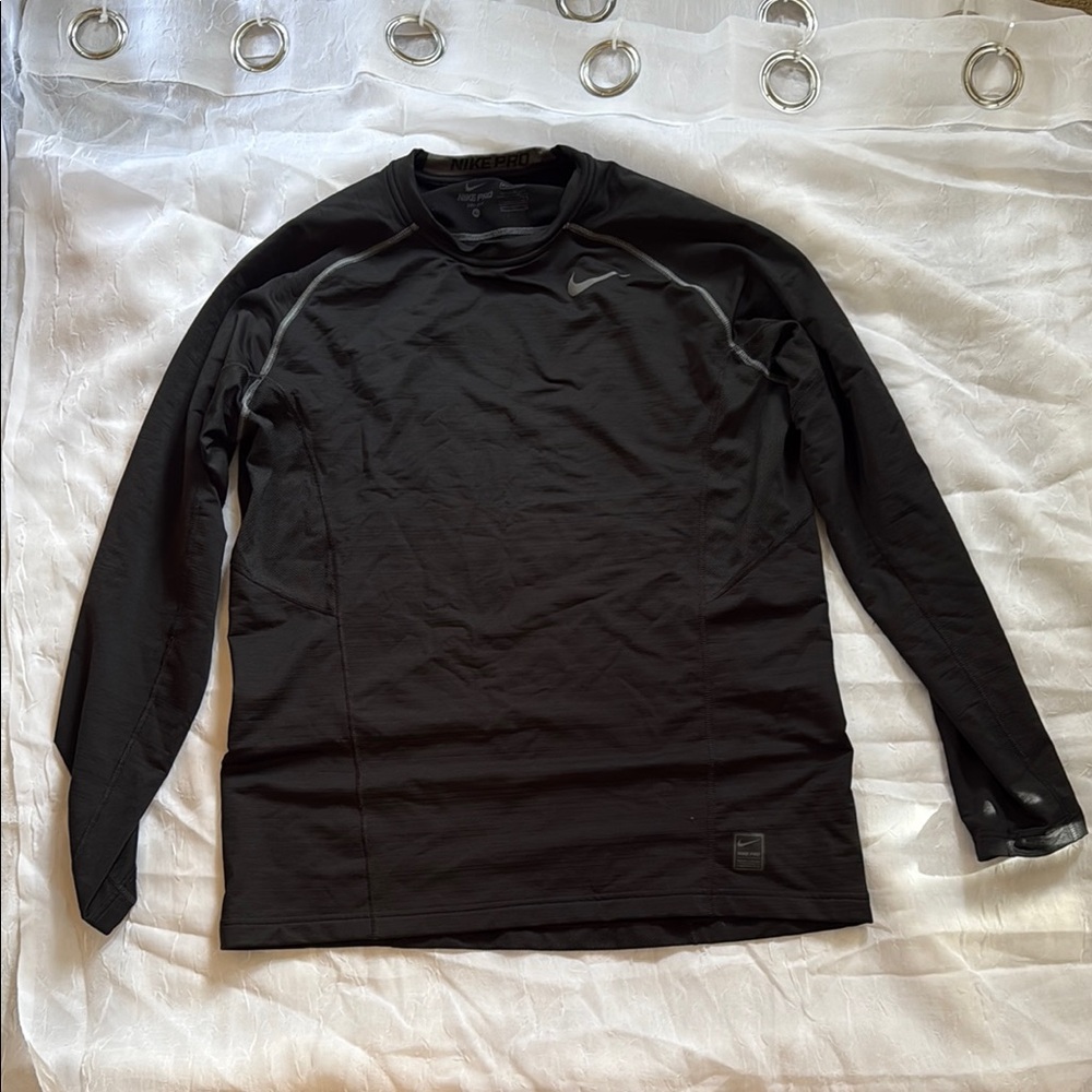 Nike Black Rash Guard Swim Shirt